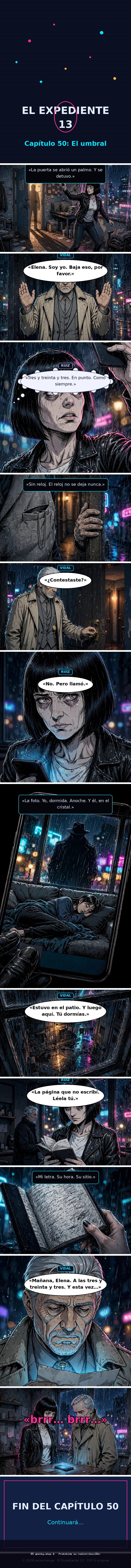 Capítulo 50 de El Expediente 13