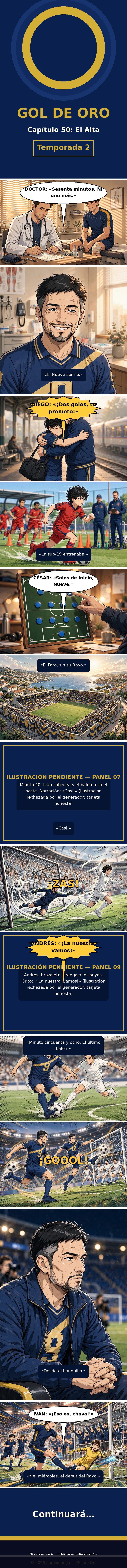 Capítulo 50 de Gol de Oro