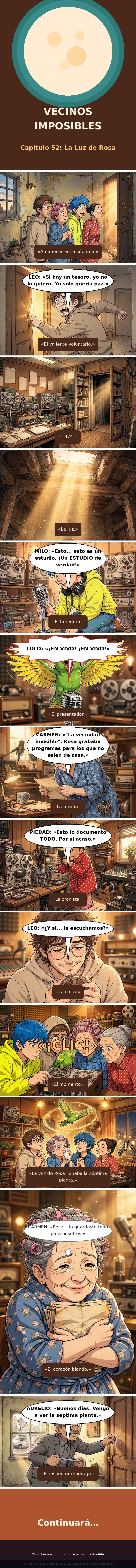 Capítulo 52 de Vecinos Imposibles