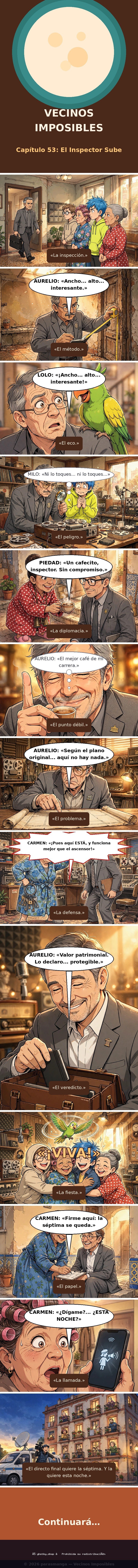 Capítulo 53 de Vecinos Imposibles