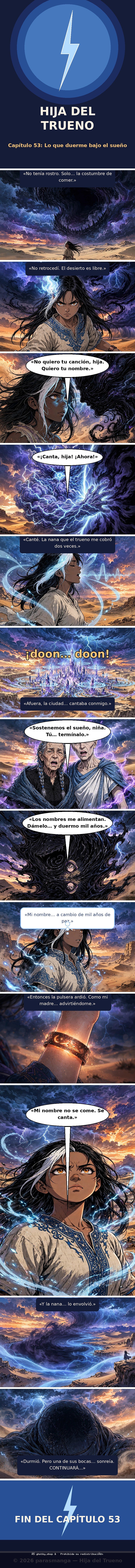 Capítulo 53 de Hija del Trueno