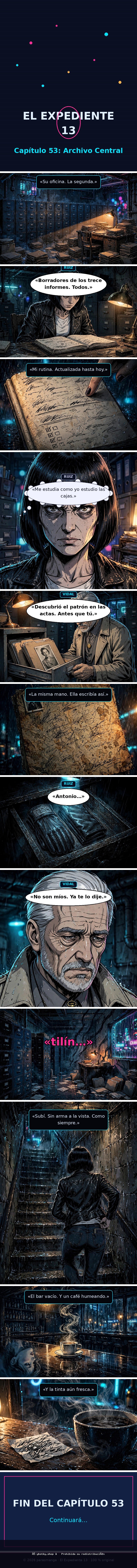 Capítulo 53 de El Expediente 13