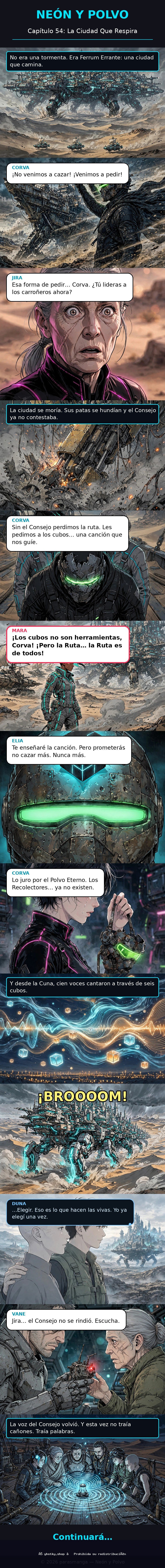 Capítulo 54 de Neón y Polvo