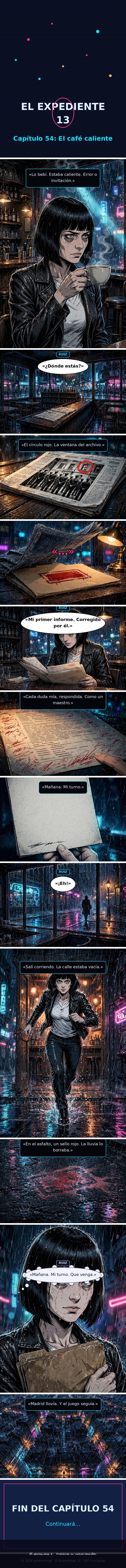 Capítulo 54 de El Expediente 13