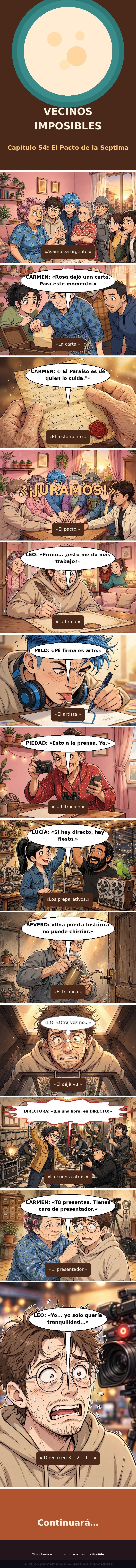 Capítulo 54 de Vecinos Imposibles
