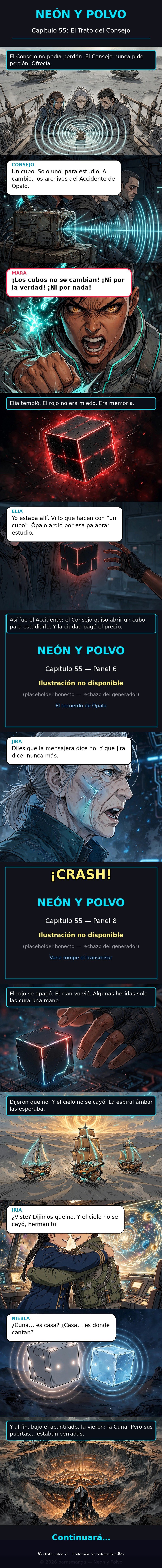 Capítulo 55 de Neón y Polvo