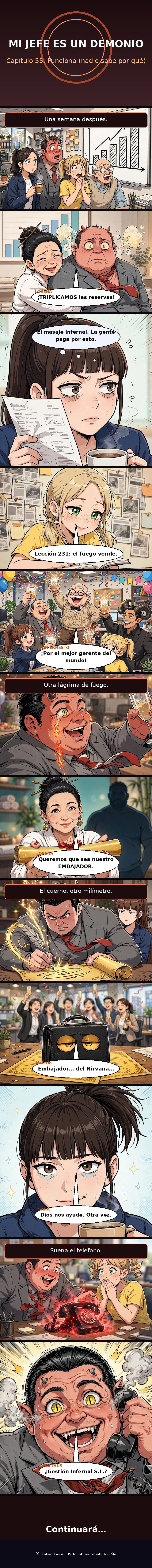 Capítulo 55 de Mi Jefe es un Demonio