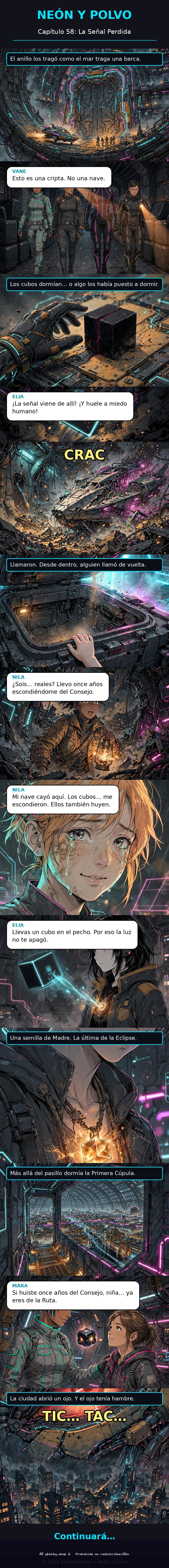 Capítulo 58 de Neón y Polvo