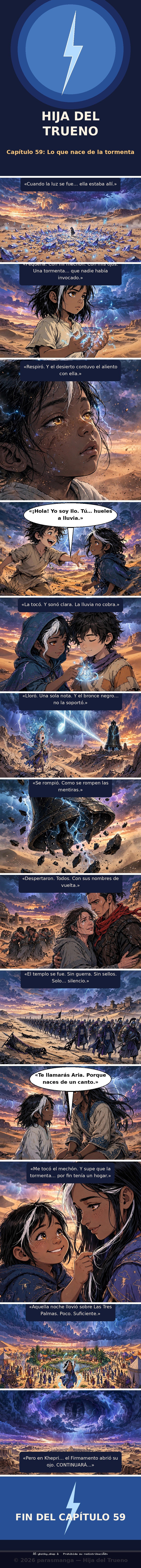 Capítulo 59 de Hija del Trueno