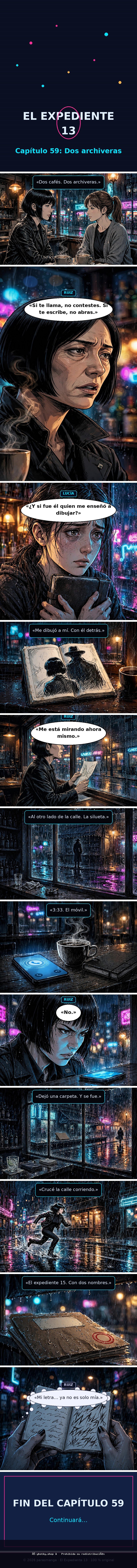 Capítulo 59 de El Expediente 13