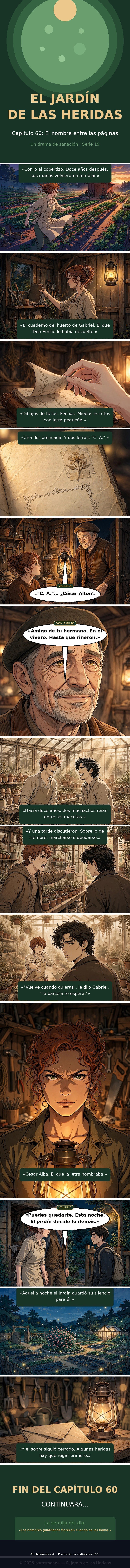 Capítulo 60 de El Jardín de las Heridas