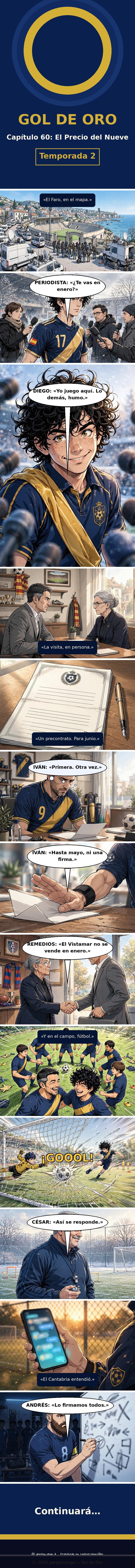 Capítulo 60 de Gol de Oro