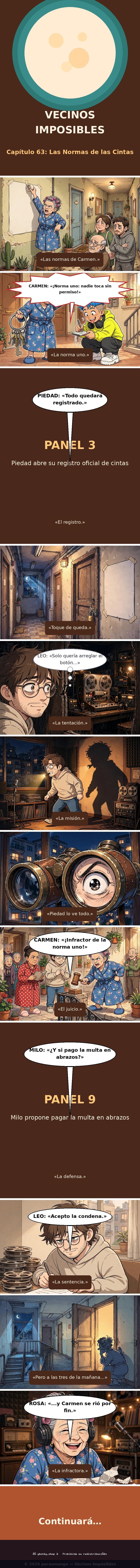 Capítulo 63 de Vecinos Imposibles