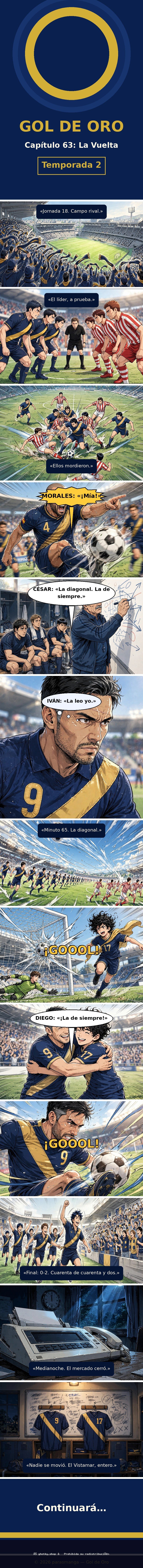 Capítulo 63 de Gol de Oro