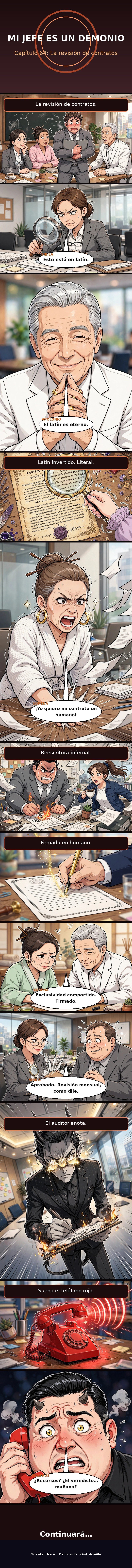 Capítulo 64 de Mi Jefe es un Demonio