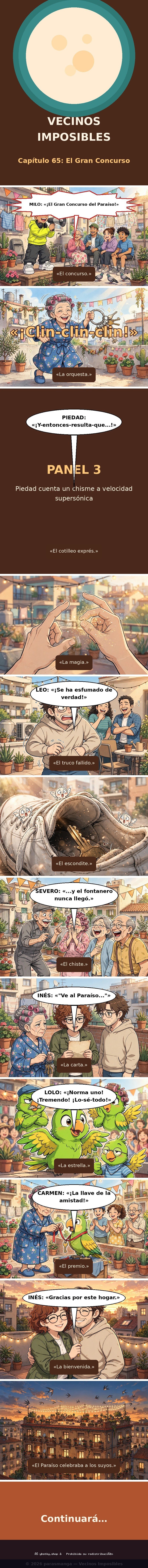 Capítulo 65 de Vecinos Imposibles